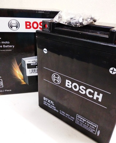 Bateria Moto Bosch Btx7l Ytx7l-bs Motomel Custom 200