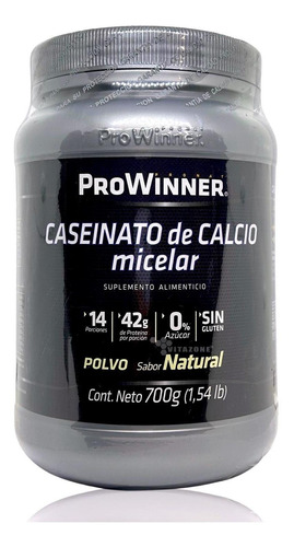 Caseinato De Calcio 700 Grs Sabor Natural Prowinner.