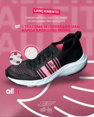Tênis feminino best sale all about style