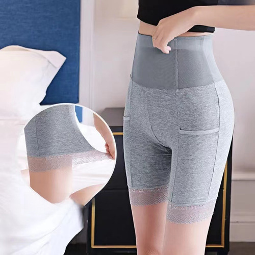 A! Pantalones De Seguridad De Algodón, Cintura Alta,
