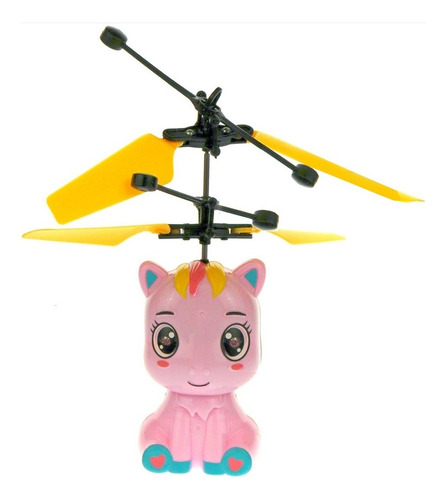 Mini Helicoptero Bebe Unicornio Universo Binario