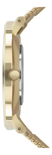 Relógio Technos Masculino Slim Dourado - 2025ltz/1c Bisel Branco