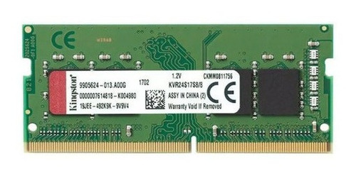 Kingston Memoria Notebook Ddr3l 8gb 1600mhz Sodimm