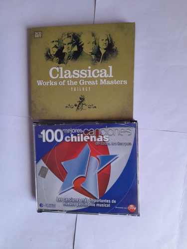 Set 7 Cd Musica Chilena (4cd) - Grandes Maestros (3cd)