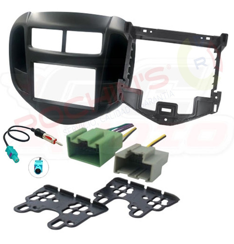 Base Estereo Frente Kit 2 Din Chevrolet Sonic 2016 A 2019