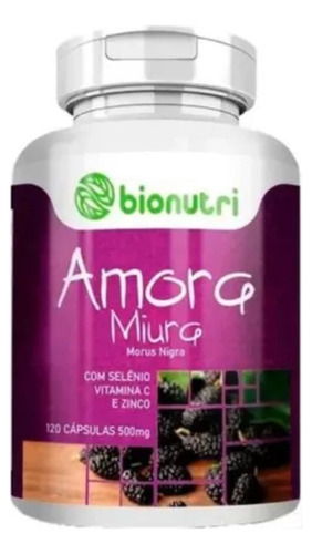 Amora Miura (morus Nigra) C/selenio Vit C Y Zinc