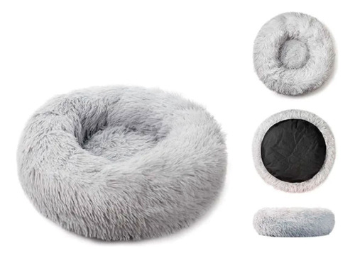 Cama Soft Puff Anti Stress P/ Mascotas Varios Colores 120cm