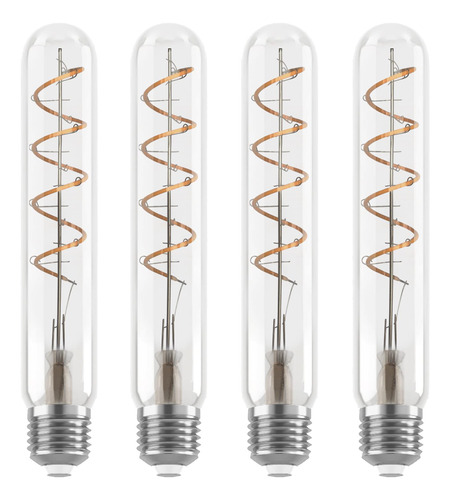 Fabuled Bombilla Tubular Decorativa T10 Edison Filamento E26