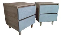 Comprar Combo 2 Mesas De Noche Moderna \u002F Nocheros \u002F Mesas Auxiliares