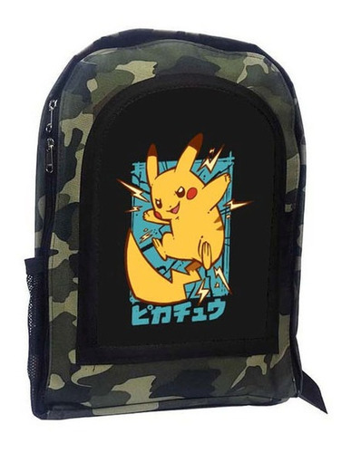 Mochila Camuflada Pikachu A237