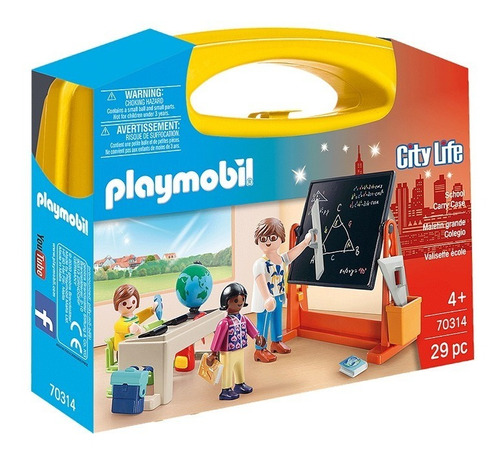 Playmobil 70314 Valija Maletin Colegio Clase En La Escuela