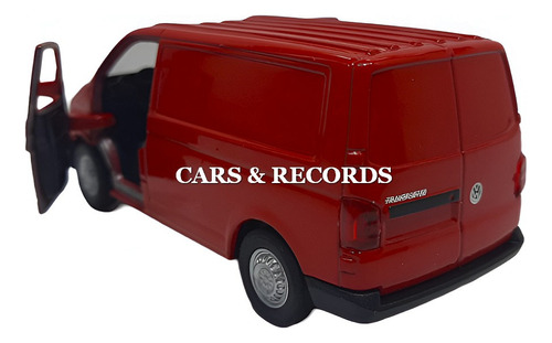 Volkswagen Vw T6 Van Transporter Nuevo Sin Caja R Welly 1/32 Rojo