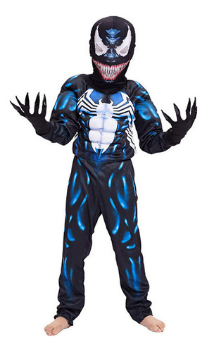 Disfraz De Venom Venom Para Niños, Musculado, Cosplay