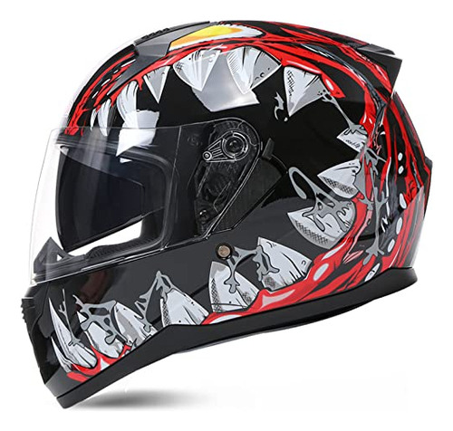 Casco De Motocicleta Integrado Dot-ece Aprobado Casco Mo