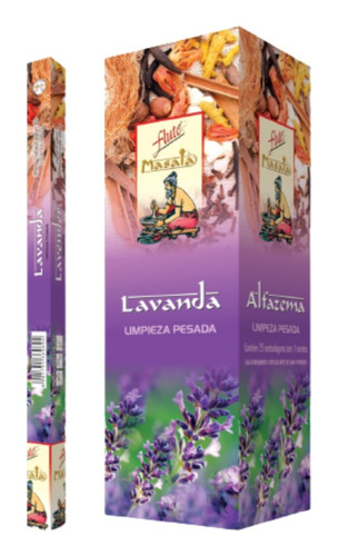 Incienso Lavanda Masala Caja X25 Cajitas Aroma Sahumerios