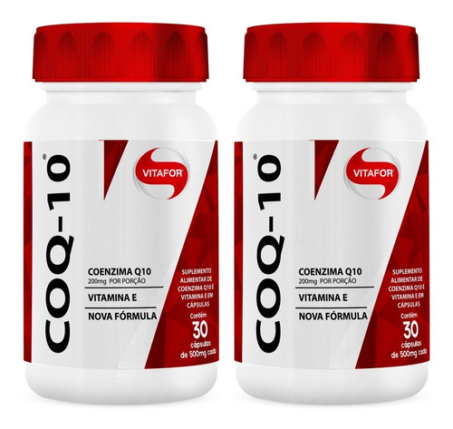 Imagem 1 de 3 de Coenzima Q10 Coq-10 C/60 Caps 500mg Vitafor
