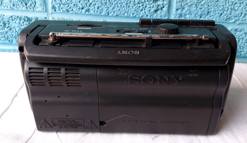Grabadora Castet Am Y Fm Sony Cfm-10 Negro (Usado)