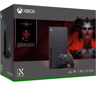 Consola Xbox Series X 1 Tb Bundle Diablo Iv Color Negro