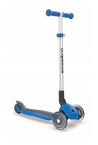 Monopatín Diablo De Pie Azul Scooter Globber Para Niños Dino