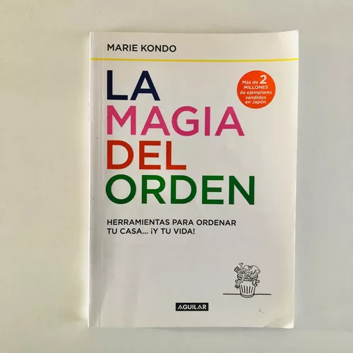 2892. Libro La Magia Del Orden Marie Kondo. Subrayado.