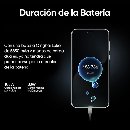 Honor Magic 7 Pro Dual Sim Phone 1 TB ROM 16 GB Ram 6,8 pulgadas 120 Hz 5850 mAh Android 15 Negro