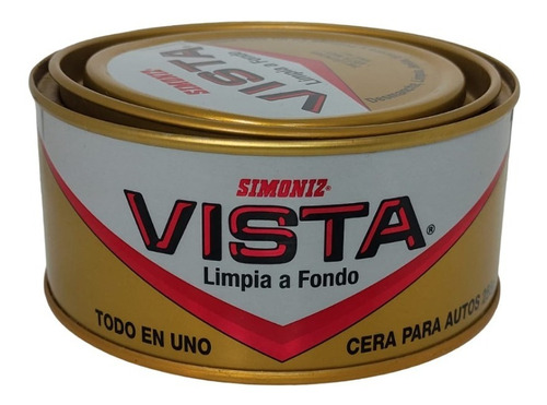 Cera Crema Pulidora Restaurador Pintura Vista Simoniz 225gr