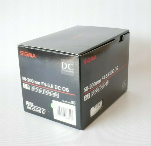 Sigma Solo Para Canon Ef-s 50-200mm F/4-5.6 Dc Os P&h
