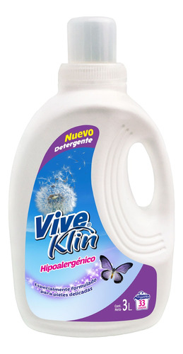 Detergente Hipoalergénico 3 Litros - Viveklin 