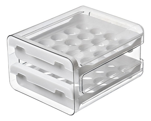 Soporte Para Huevos De 2 Niveles, Organizador De Huevos Para