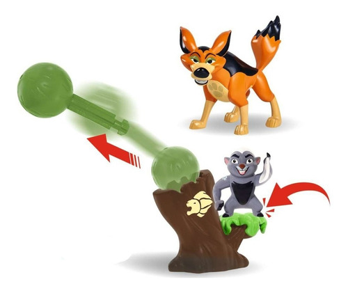 Imagen 5 de 5 de Pack Batalla Guardia Del León Lion Guard Kion Y Janja