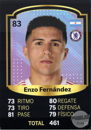 Cartas Estrellas Del Futbol 2023 - #120 Enzo Fernandez