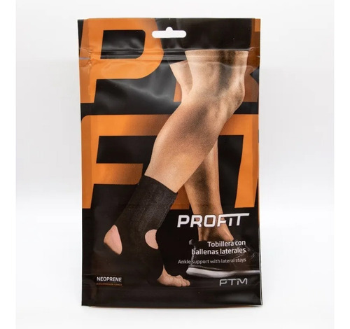 Imagen 4 de 9 de Tobillera Con Ballenas Laterales De Neoprene Ptm T3