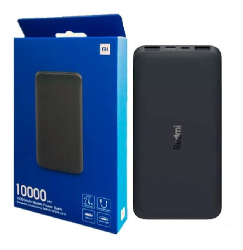 Bateria Ext Xiaomi Redmi Power Bank 10000 Mah C/azul (vxn430