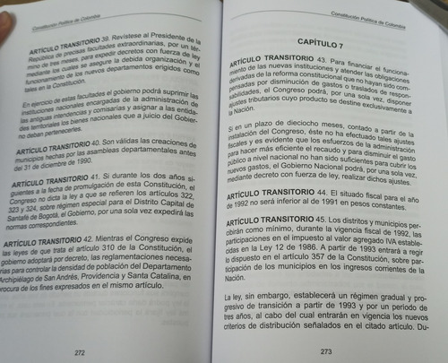 Constitución Política De Colombia / Actualizada