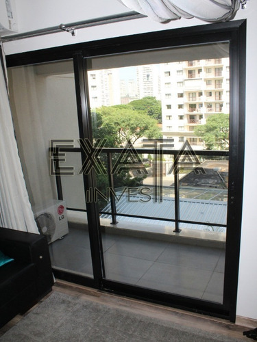 Imagem 2 de 27 de Apartamento Tipo Loft, Totalmente Mobiliado, Com Cozinha, Sala E Quarto Integrados, 1vaga Indeterminada Na Garagem, - Lo00005 - 70177049