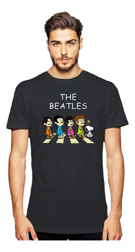 Polera Diseño The Beatles Rock Hombre