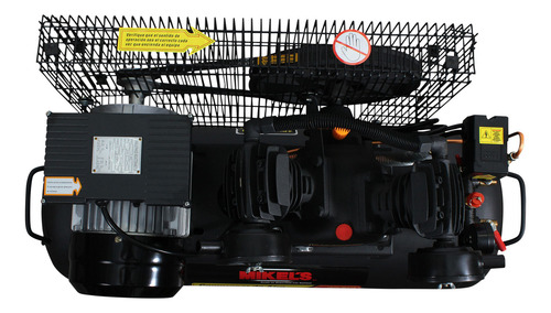 Compresor De Aire Manómetro 3 Hp Con Banda 60 Lts Mikels