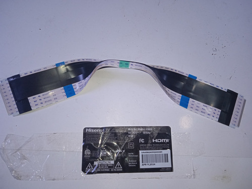 Flex Conector Lvds Hisense 65a6n 60 Pines Leer Descripción (Usado)