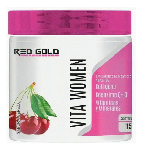Red Gold Vita Women 30 Servicios Vitaminas Y Minerales Sabor Piña Coco