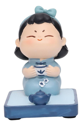 Soporte Para Teléfono Celular, Mini Estatua De Té