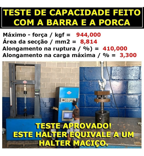 Imagem 4 de 4 de 2 Halteres / Barra Oca Rosca Cromada - Halteres E Anilhas