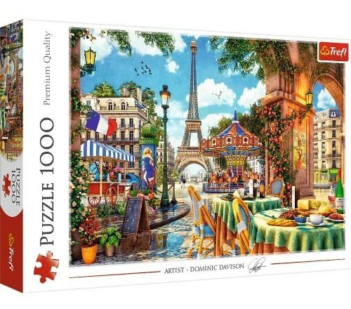 Trafl Rojo 1000 Piezas Puzzle - Mañana 8x9q8