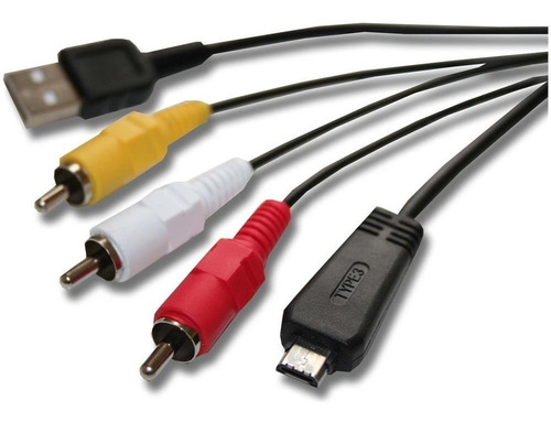 D3* Cabo Usb + Audio Video Vmc-md3 Sony Cybershot Dsc-hx100