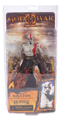 Figura De Acción De Juguete Neca God Of War Kratos (flaming