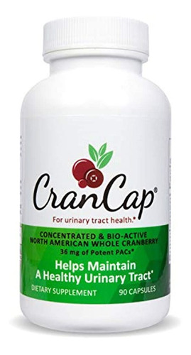 Crancap Cranberry Supplement For Urinary Tract Health 36mg