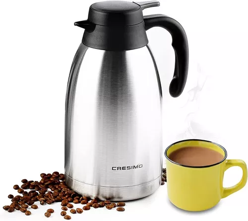 Termo Para Cafe Caliente 24 Horas y 12 Horas Fria Grande 68 Oz Acero  Inoxidable