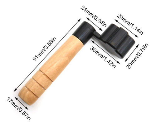 Reemplazos De Bobinadores De Guitarra De Guitarra De Negro