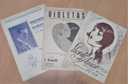 Antigua Partitura Vals Fru Fru. H. Manzi. Lotes X 5 A Elegir