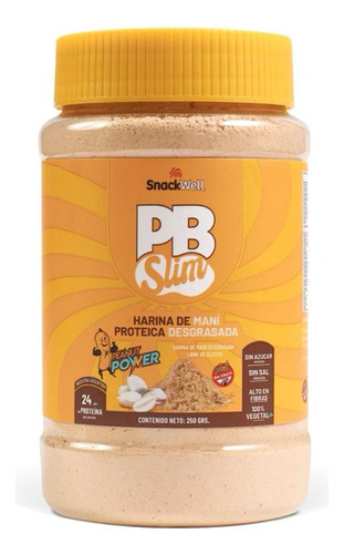 Pb Slim Harina De Mani Proteica Desgrasada X 250gr