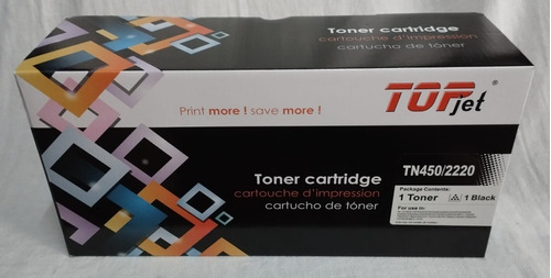Toner Comp Tn-450 P/ Bro Hl-2130/2132/2220/2230/2240